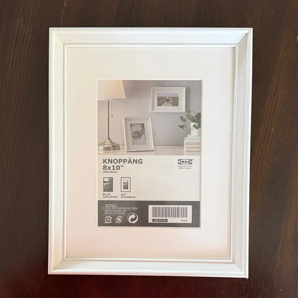 IKEA White Picture Frame Collection - Set of 5